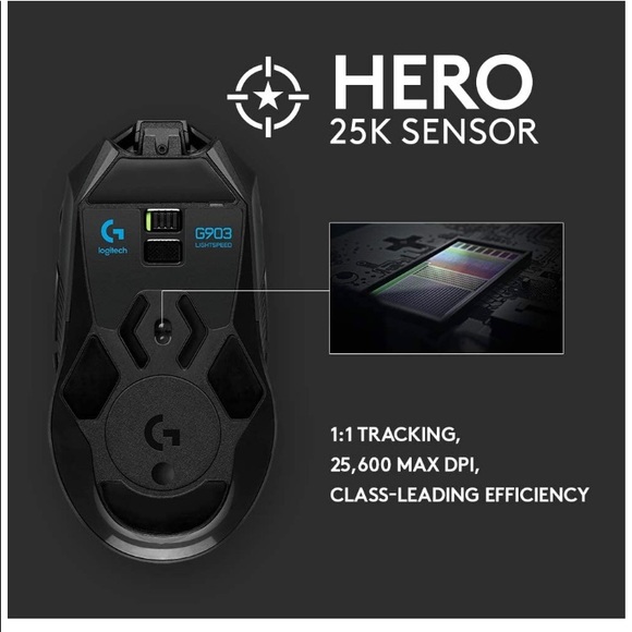 Logitech G903 Wireless Gaming Mouse RGB - Picture 9 of 12